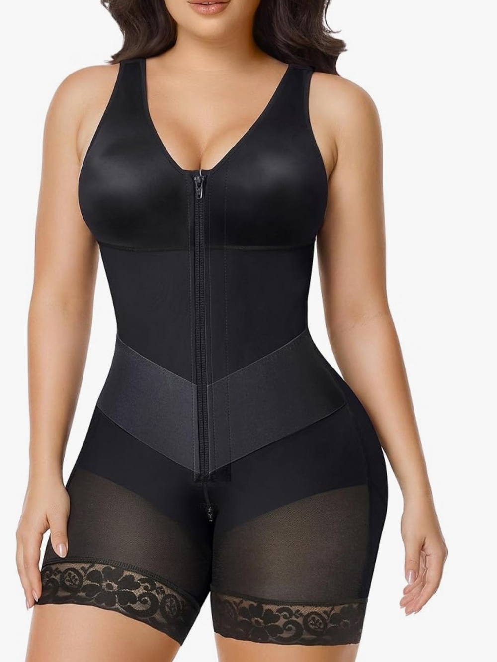 Shapers V Shaped Enhanced Tummy Control Shapewear Full Body